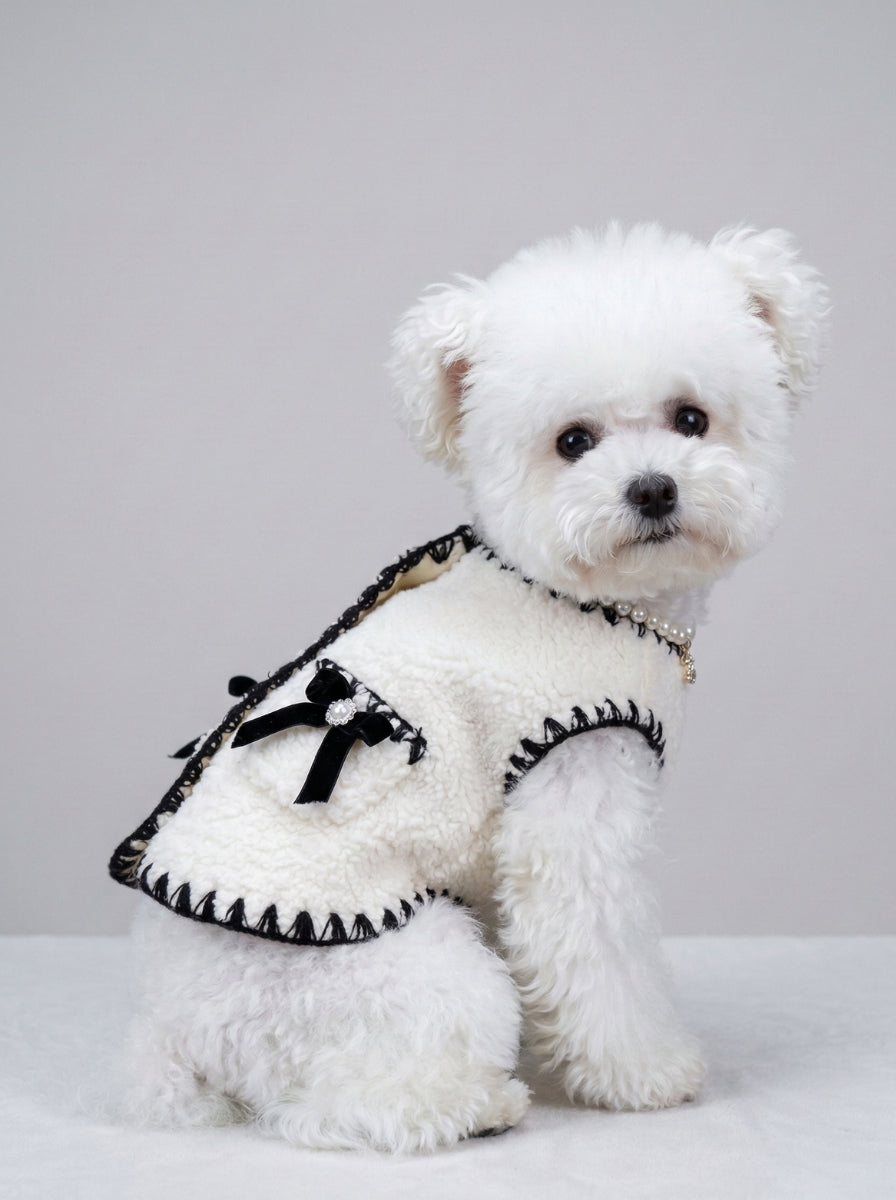 Female Dog Clothes Bow Detail | Vest