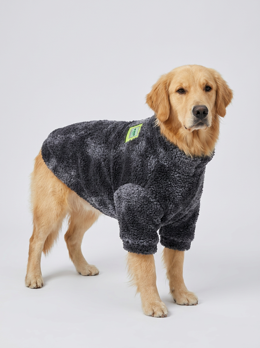 Male Dog Clothes Fleece Pullover | Winter Sweater