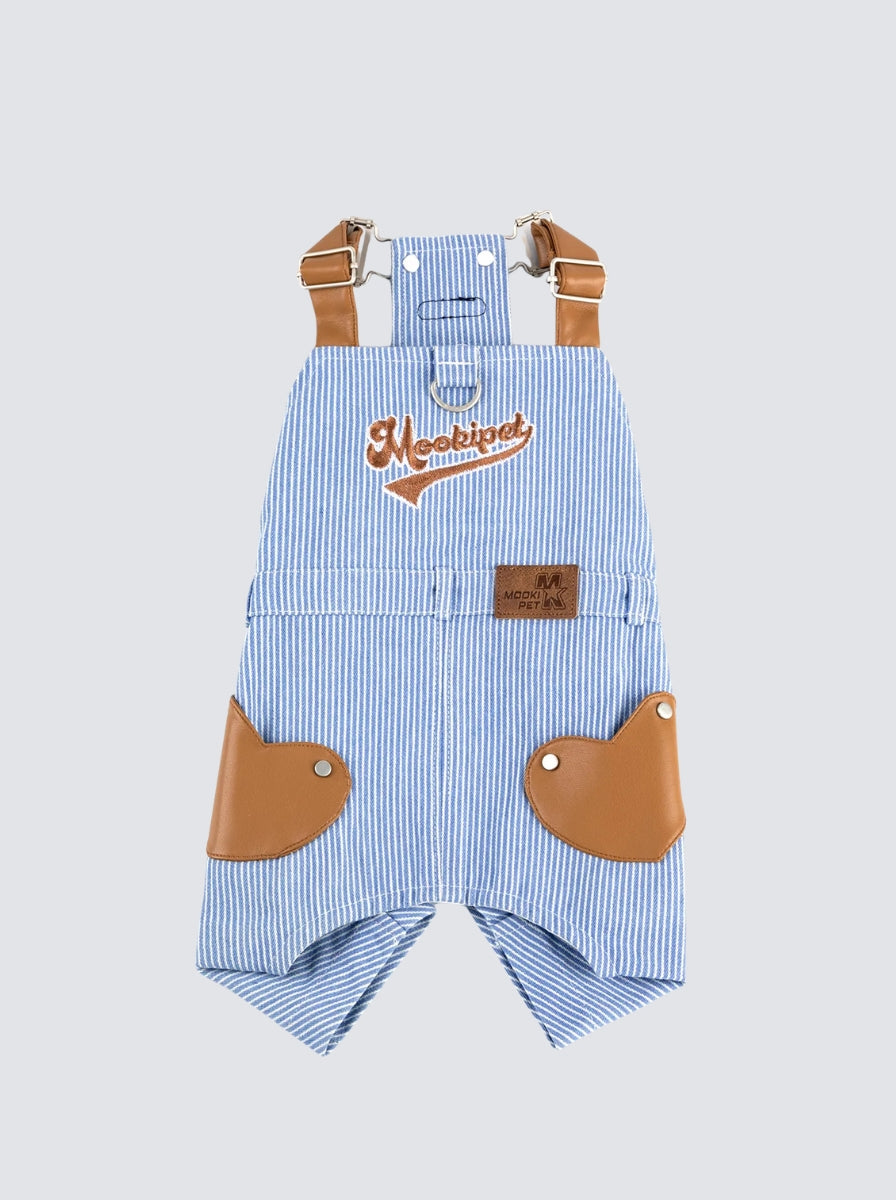 Male Dog Clothes Striped | Overall Jumpsuit