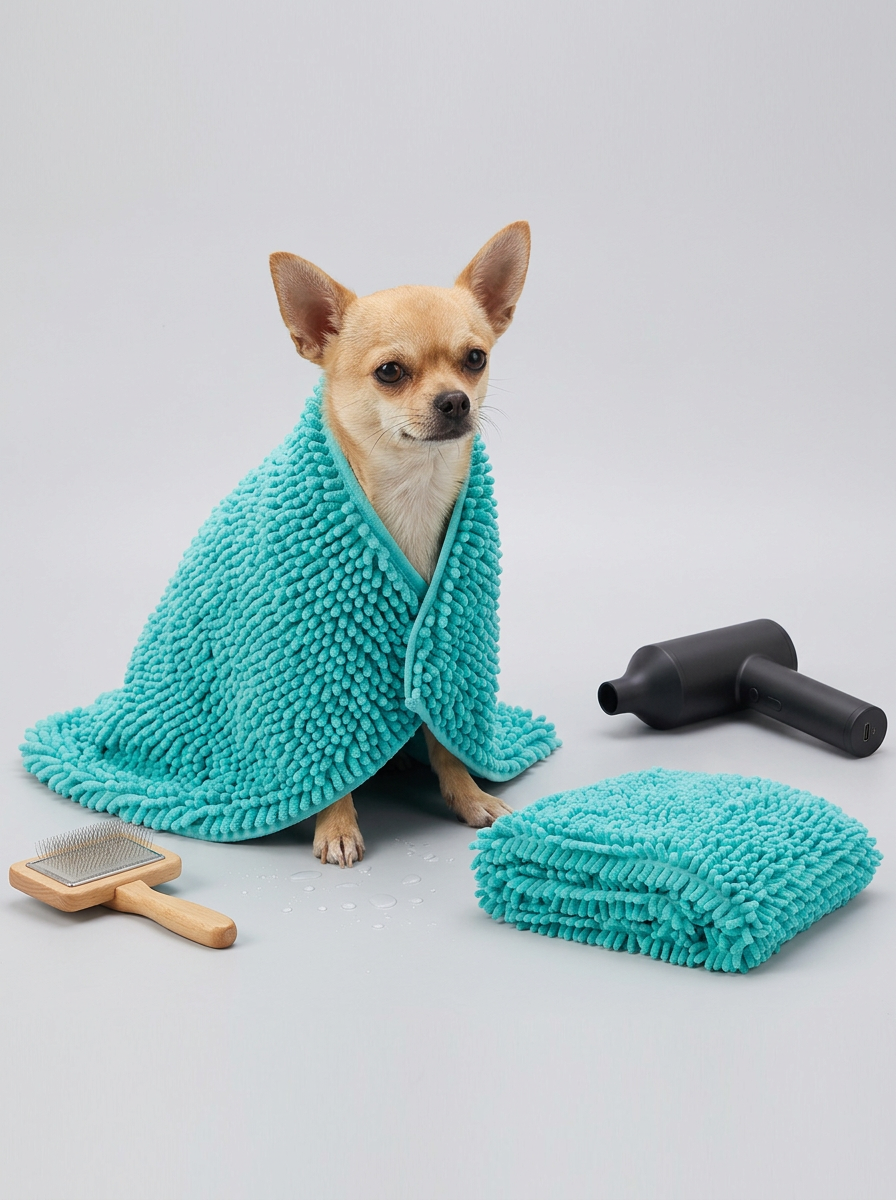 Pet Absorbent Towels Wrap | Bath Drying Towel