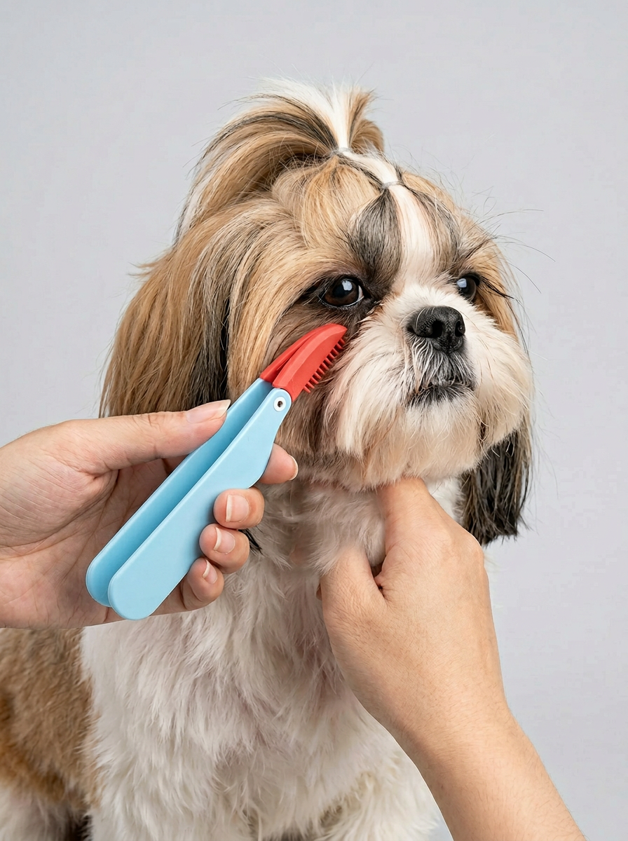 Pet Tear Marks Brush | Eye Cleaning Grooming Tool