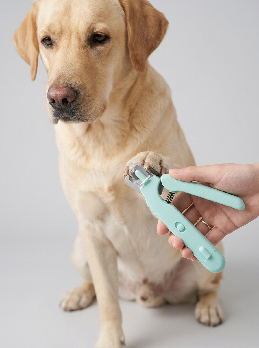 2-in-1 LED Electric Pet Nail Clipper | Nail File Grooming Tool