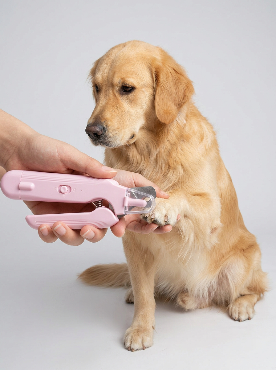 2-in-1 LED Electric Pet Nail Clipper | Nail File Grooming Tool