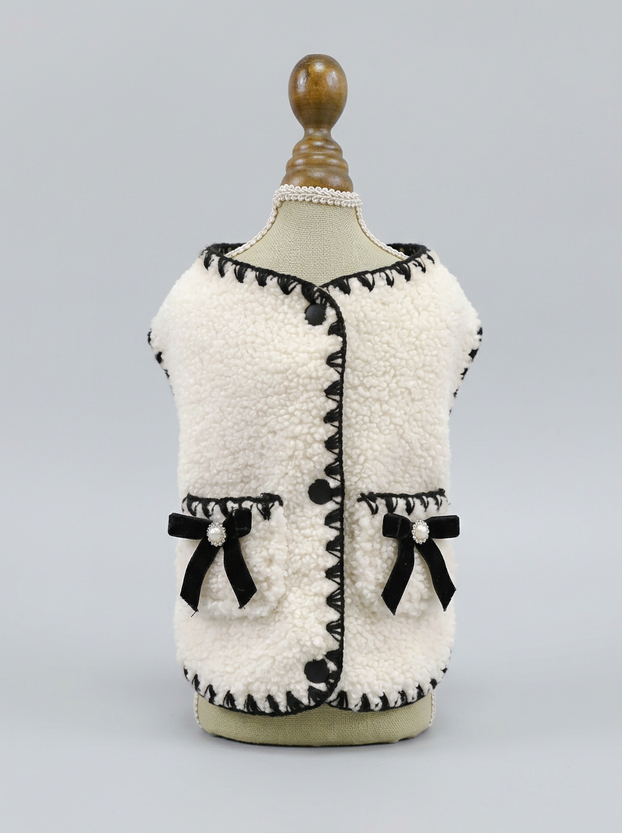 Female Dog Clothes Bow Detail | Vest