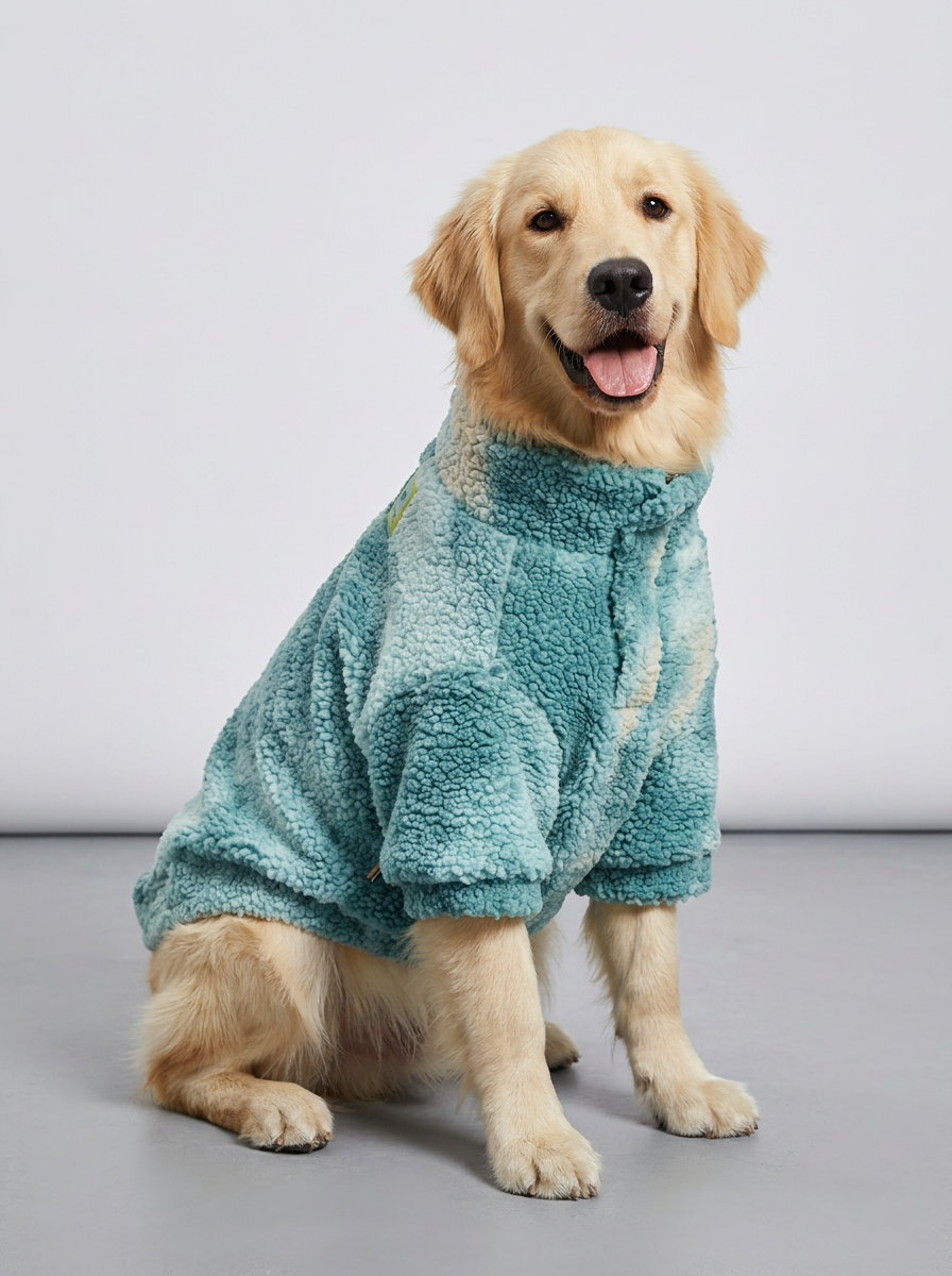Male Dog Clothes Fleece Pullover | Winter Sweater