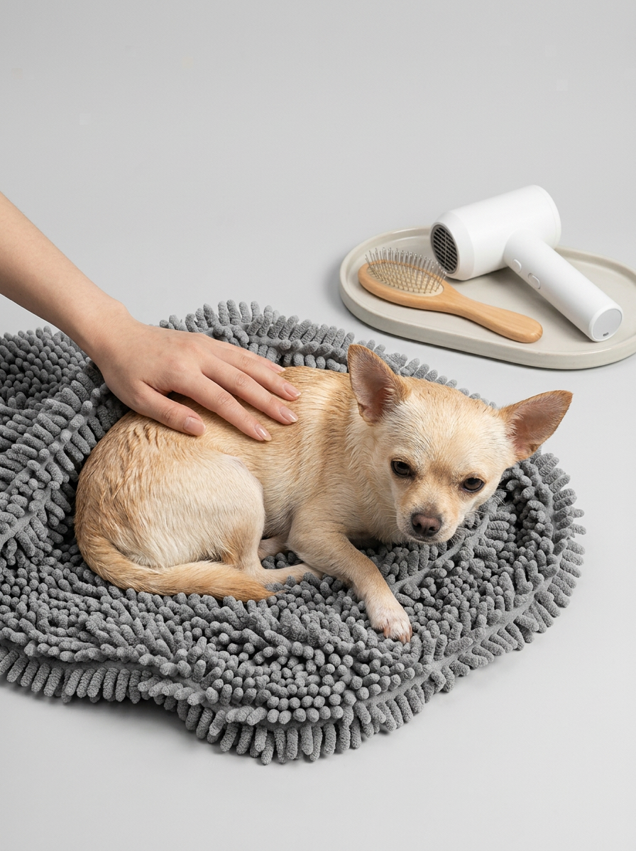Pet Absorbent Towels Wrap | Bath Drying Towel
