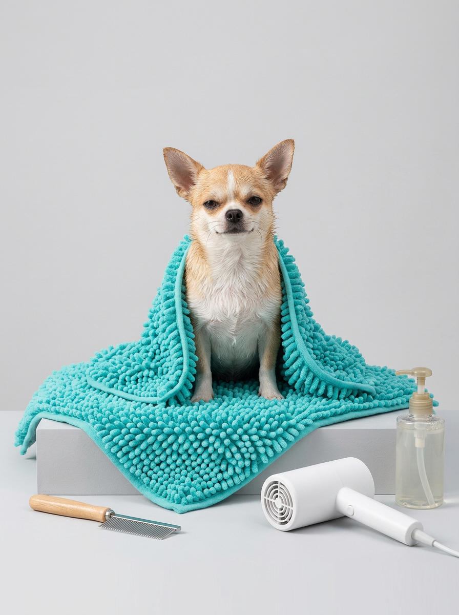 Pet Absorbent Towels Wrap | Bath Drying Towel